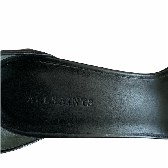 ALLSAINTS Gabie Goat Leather D’orsay‎ Heels SZ 6 - Picture 5 of 10